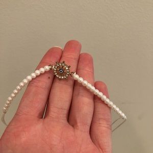 authentic white bracelet or anklet